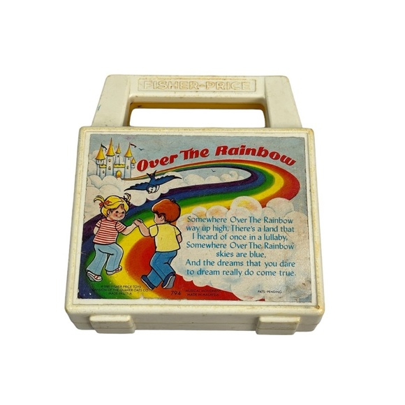 Vintage 794 1981 Fisher Price Child’s Radio Music Box Over The Rainbow Used Toy - Picture 3 of 5